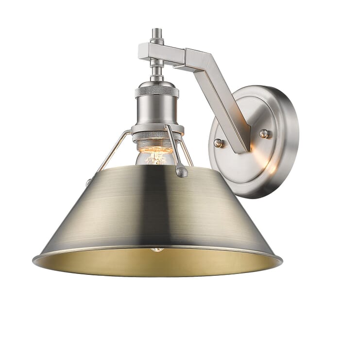One Light Wall Sconce by Golden One Light Wall Sconce by Golden
