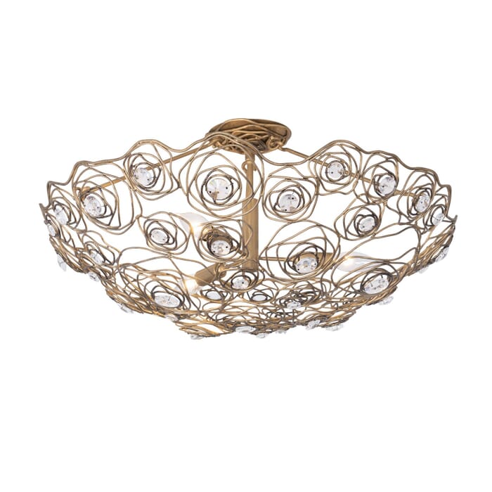 Three Light Semi-Flush Mount by Varaluz Three Light Semi-Flush Mount by Varaluz