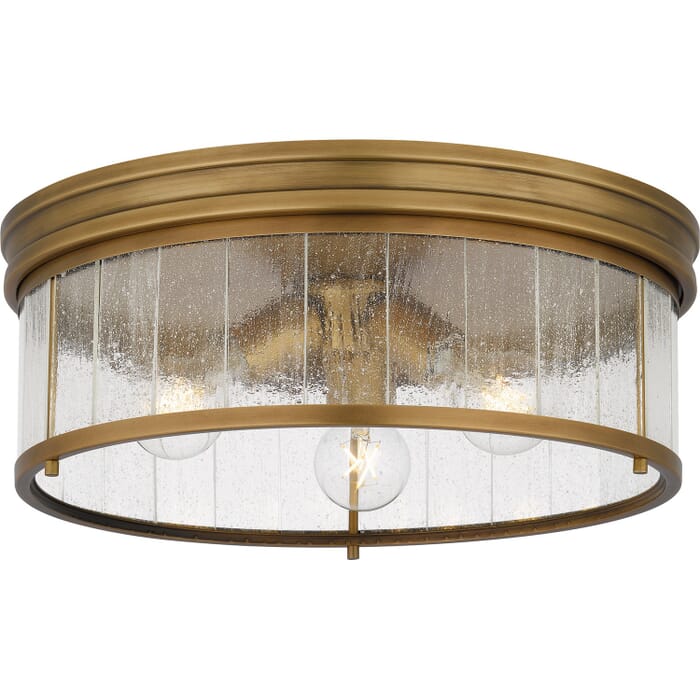 Three Light Flush Mount by Quoizel Three Light Flush Mount by Quoizel