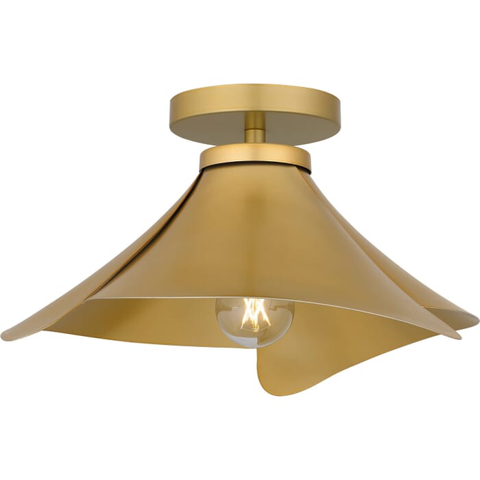 One Light Semi Flush Mount by Quoizel One Light Semi Flush Mount by Quoizel