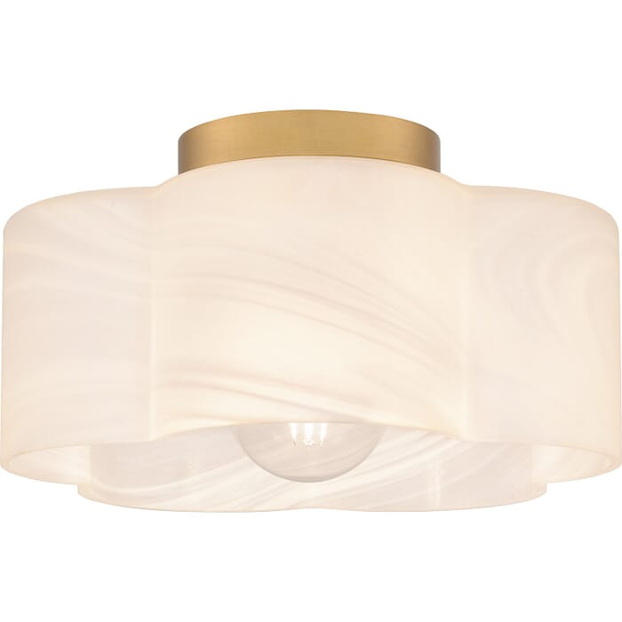 One Light Semi Flush Mount by Quoizel One Light Semi Flush Mount by Quoizel