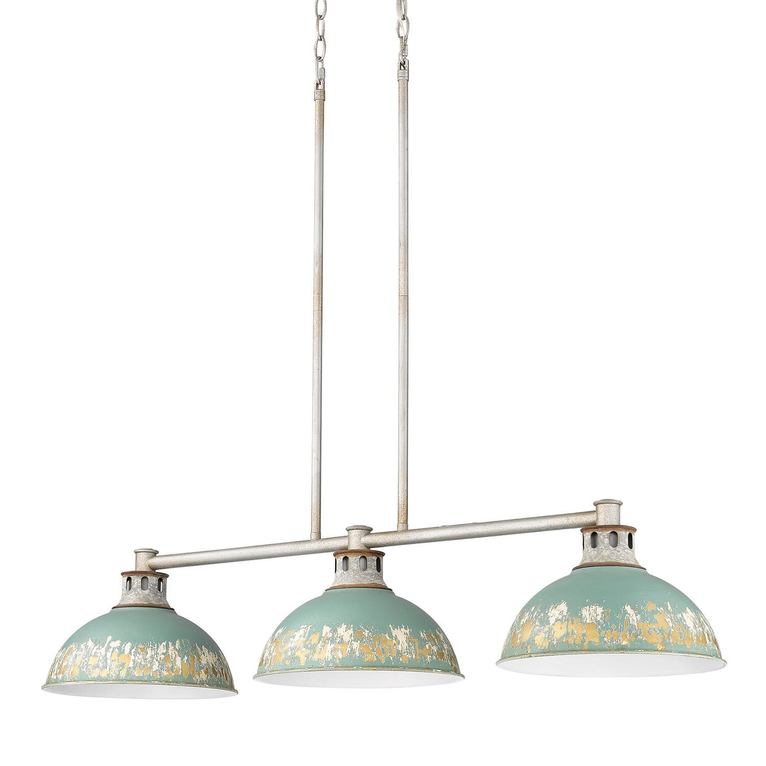 Three Light Linear Pendant by Golden