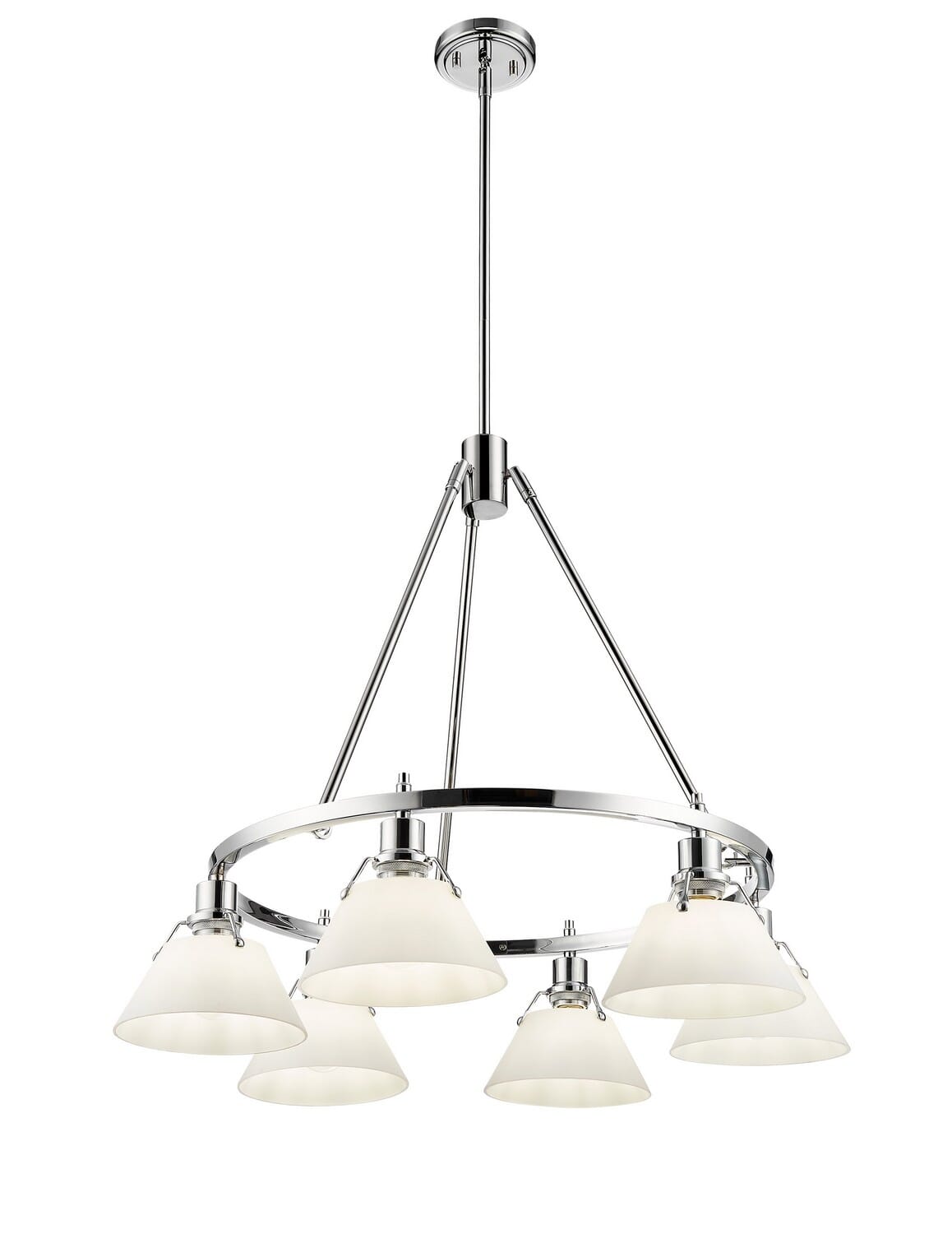 Six Light Chandelier by Golden