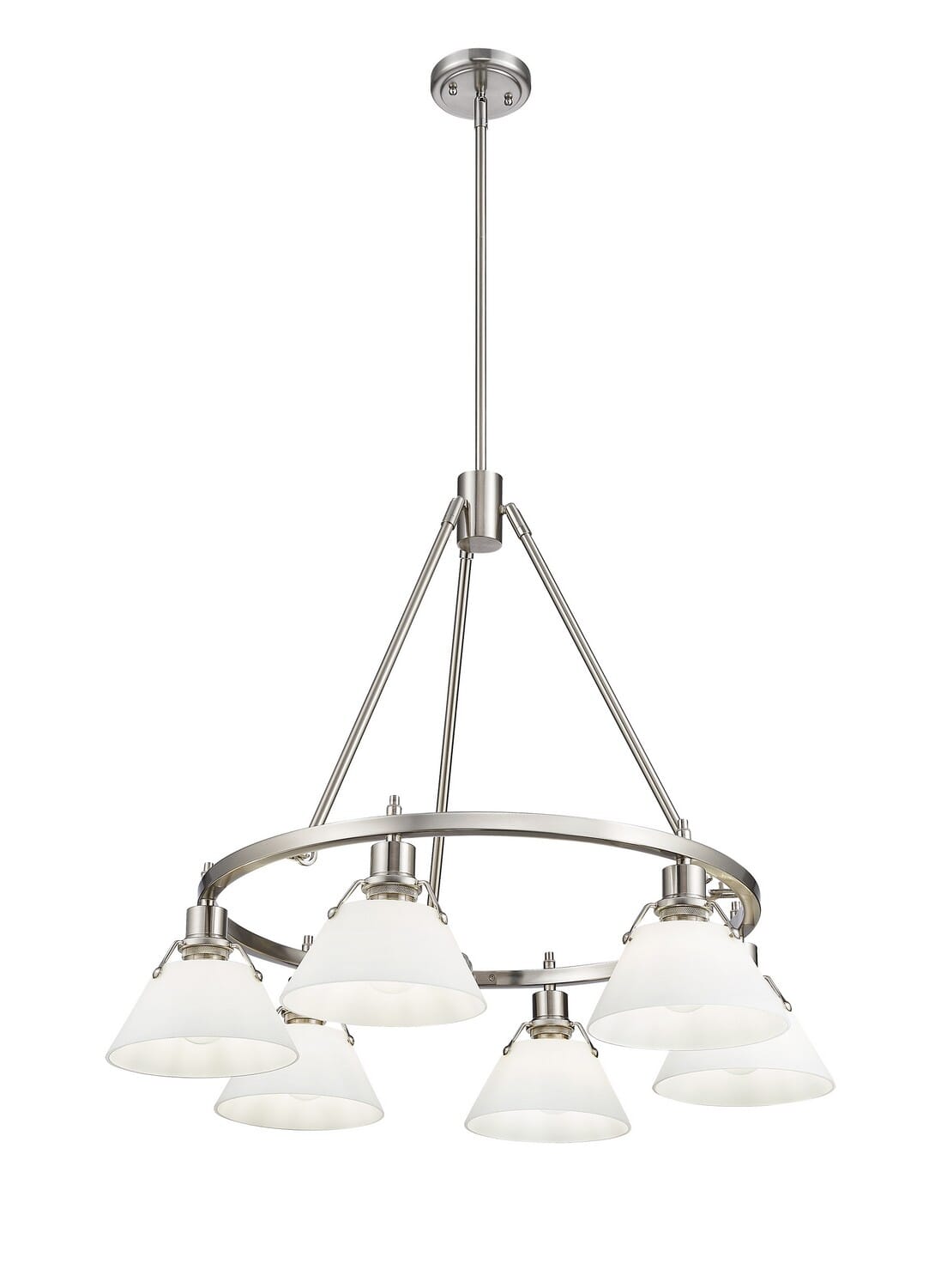 Six Light Chandelier by Golden
