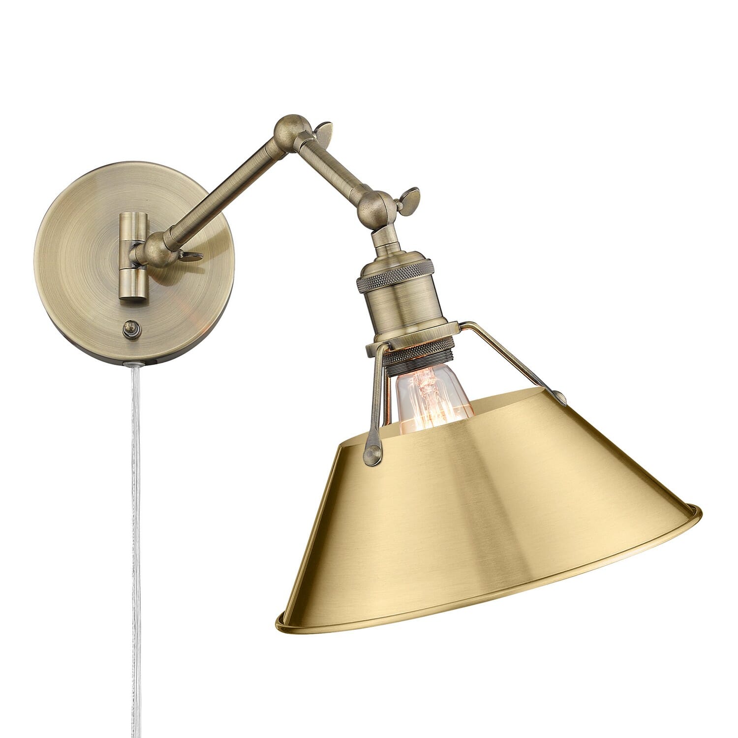 One Light Wall Sconce by Golden