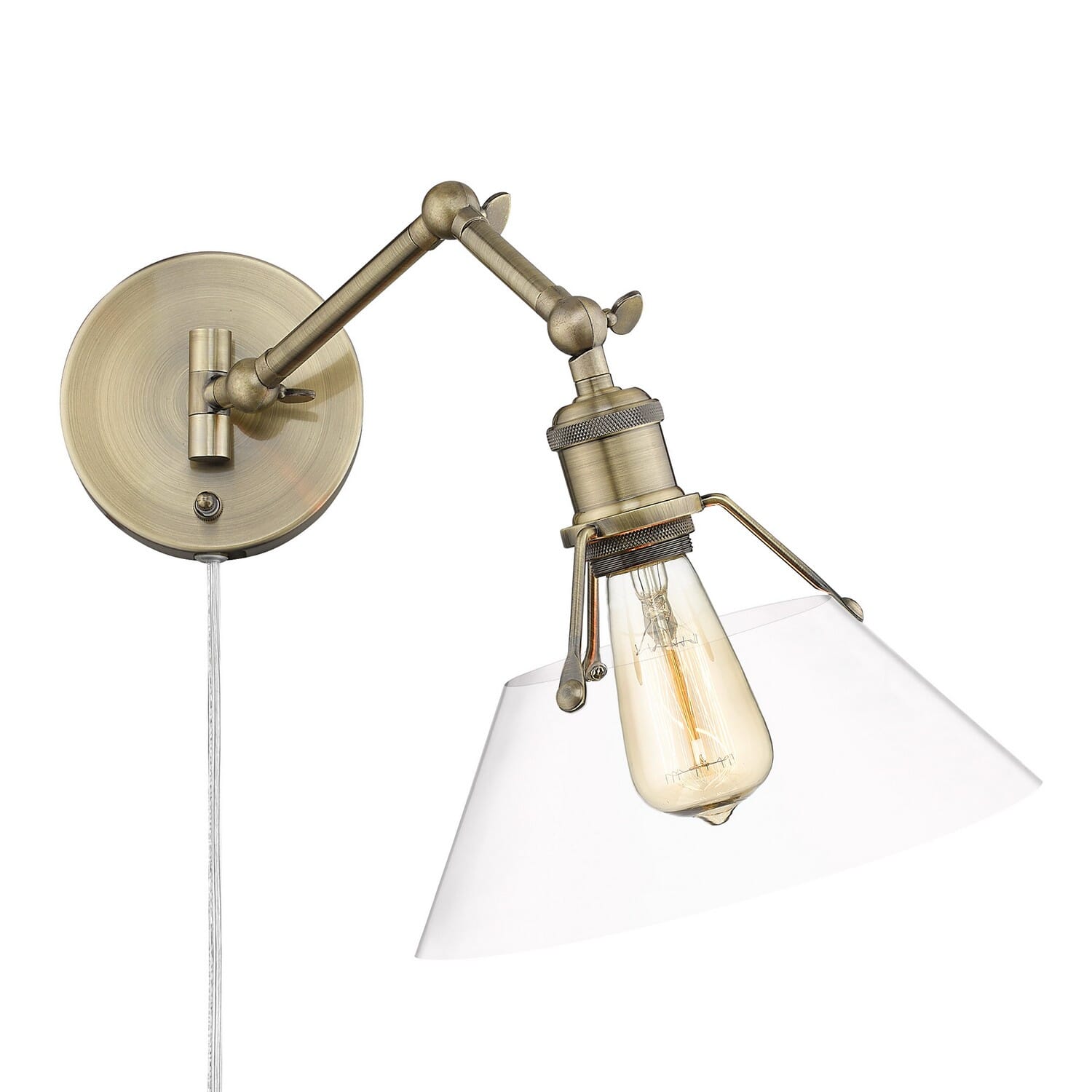 One Light Wall Sconce by Golden