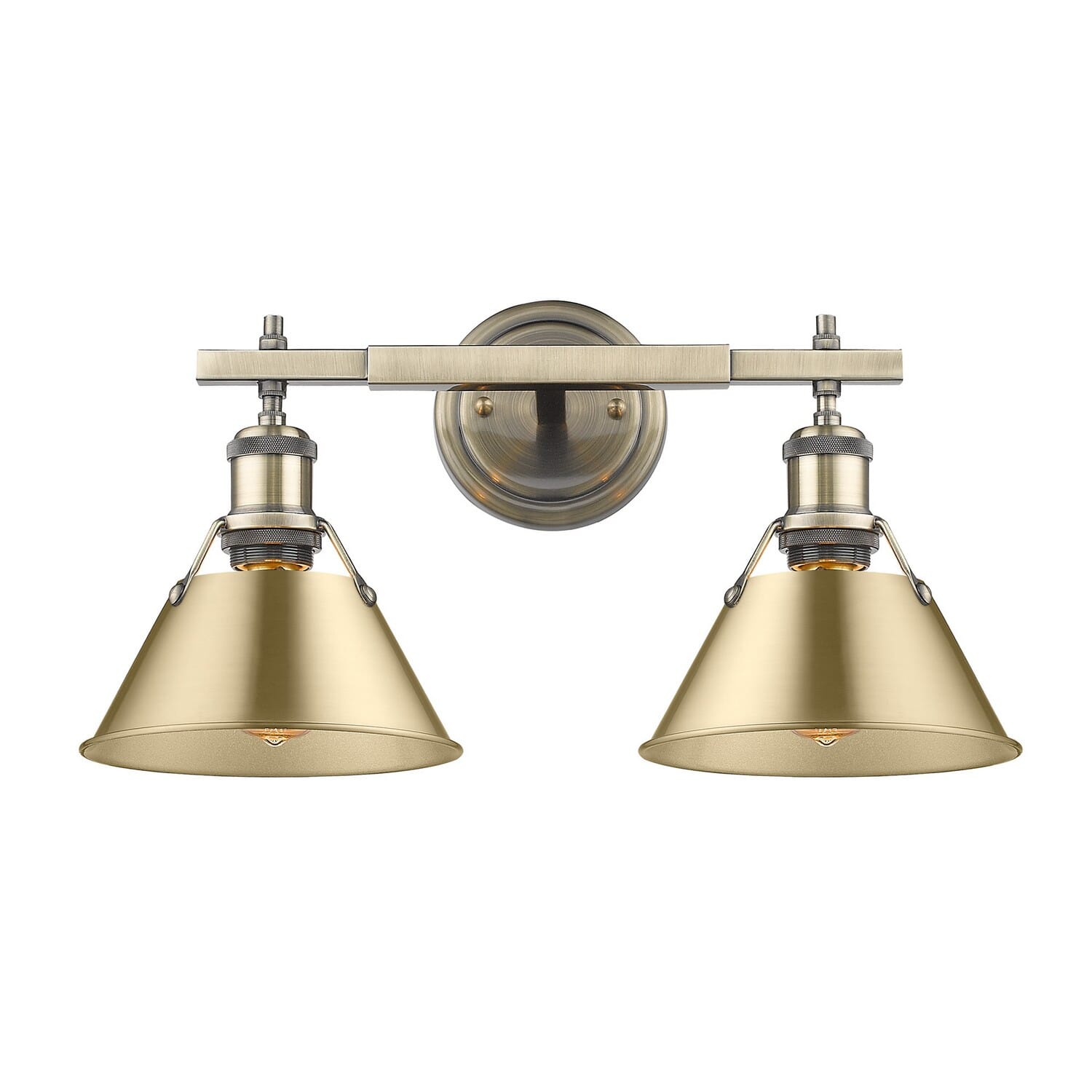 Two Light Bath Vanity by Golden