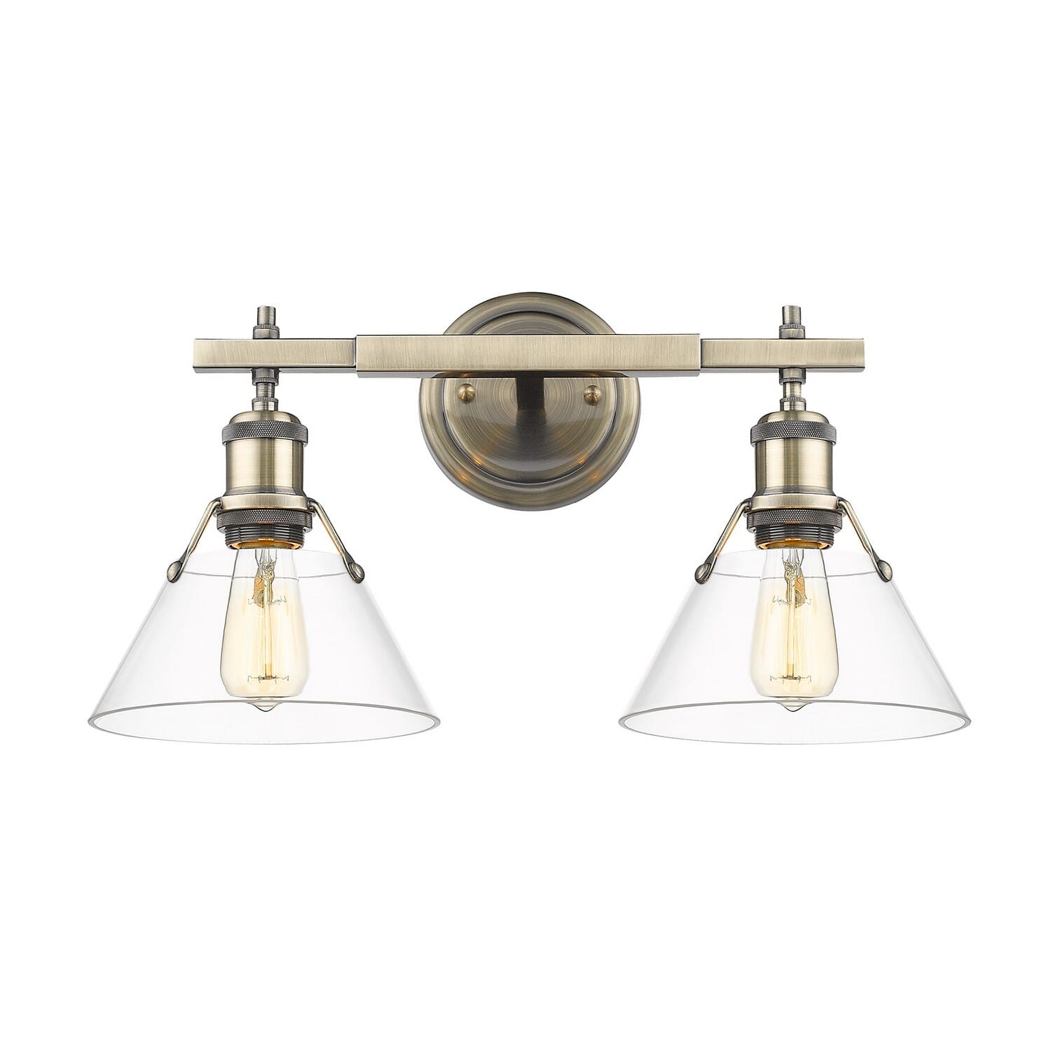 Two Light Bath Vanity by Golden