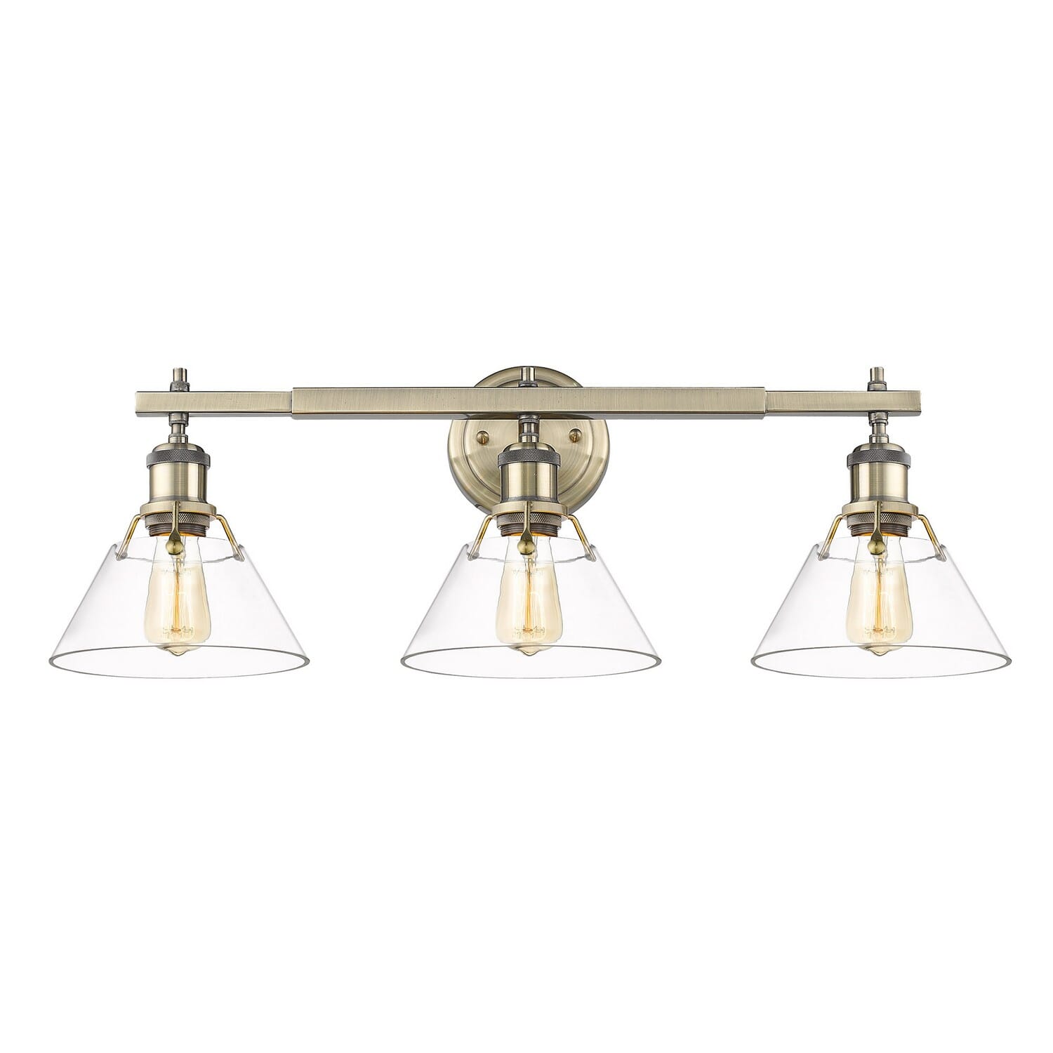 Three Light Bath Vanity by Golden