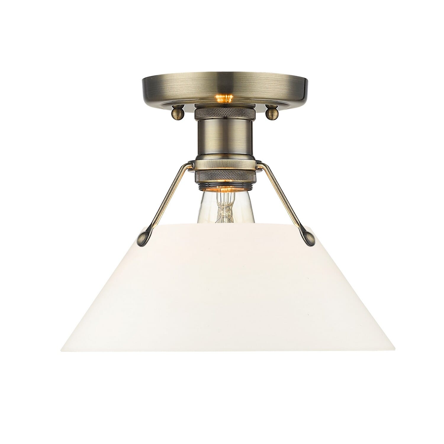 One Light Flush Mount by Golden