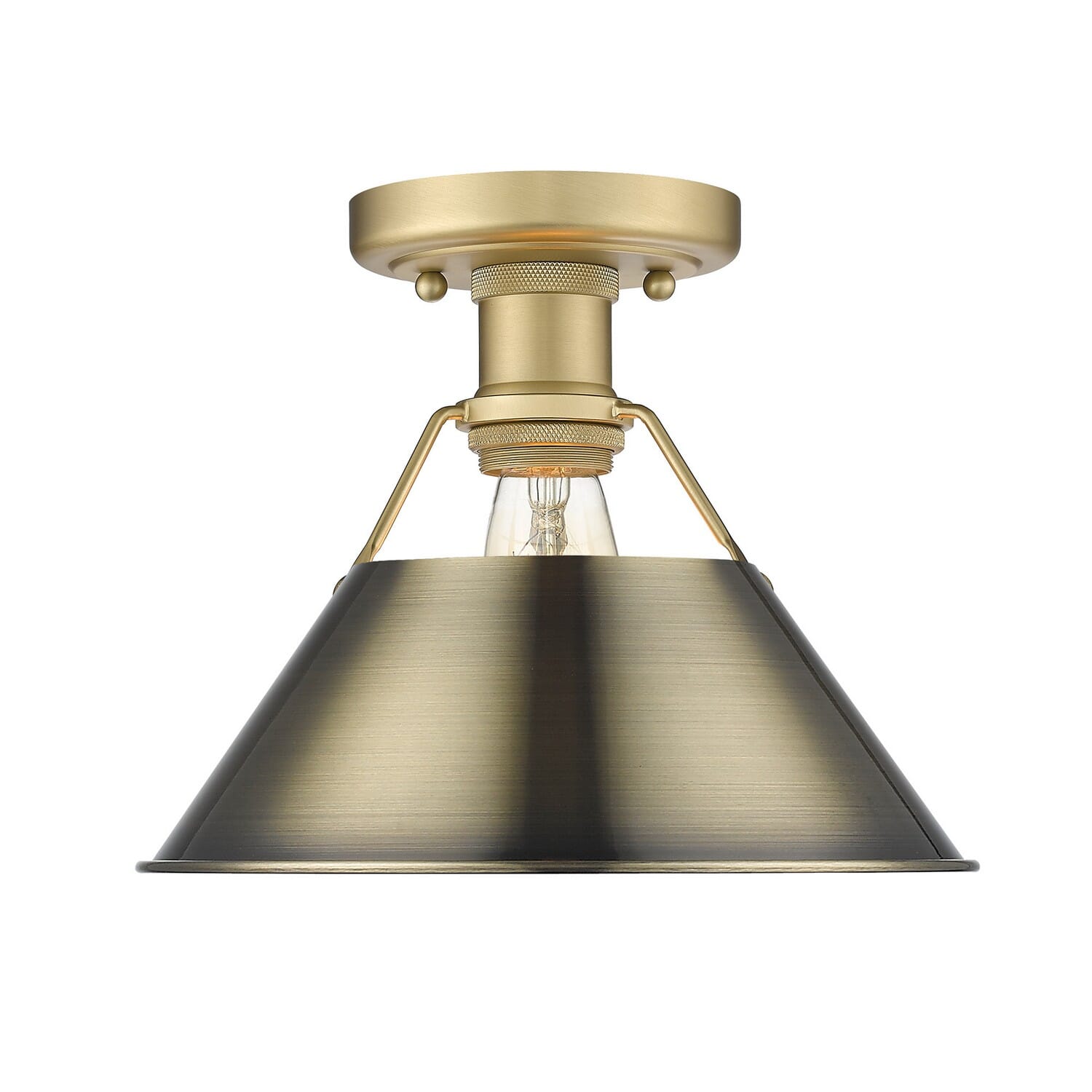 One Light Flush Mount by Golden