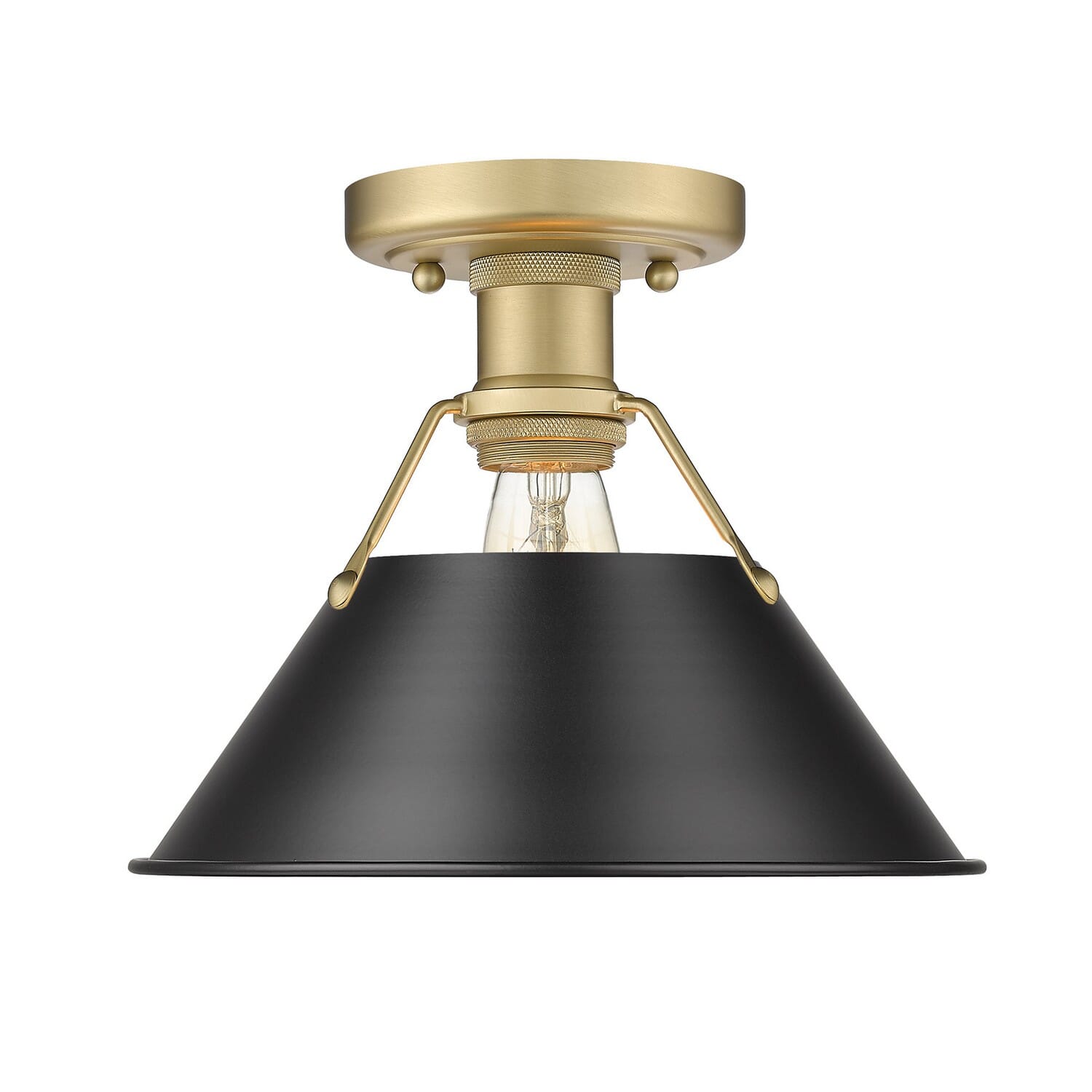 One Light Flush Mount by Golden