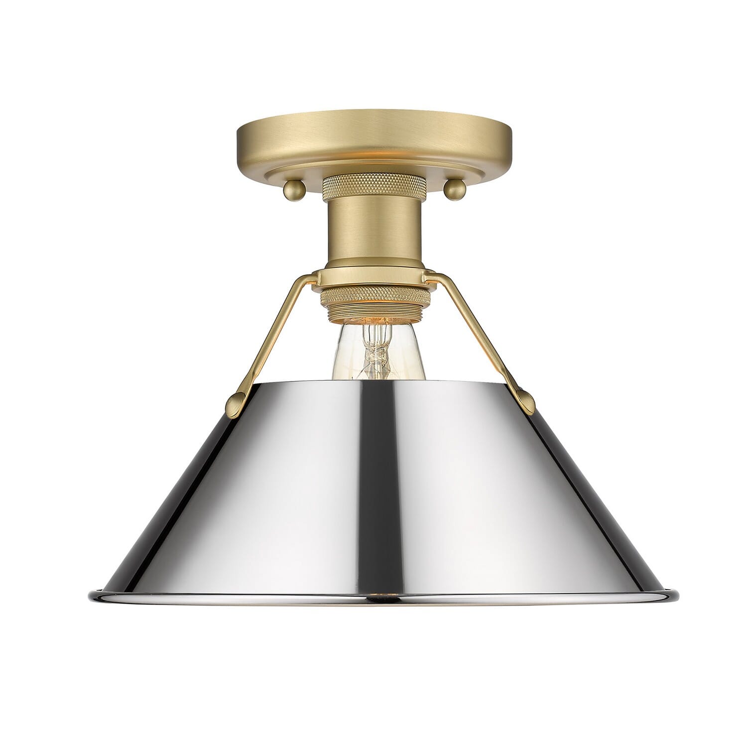 One Light Flush Mount by Golden