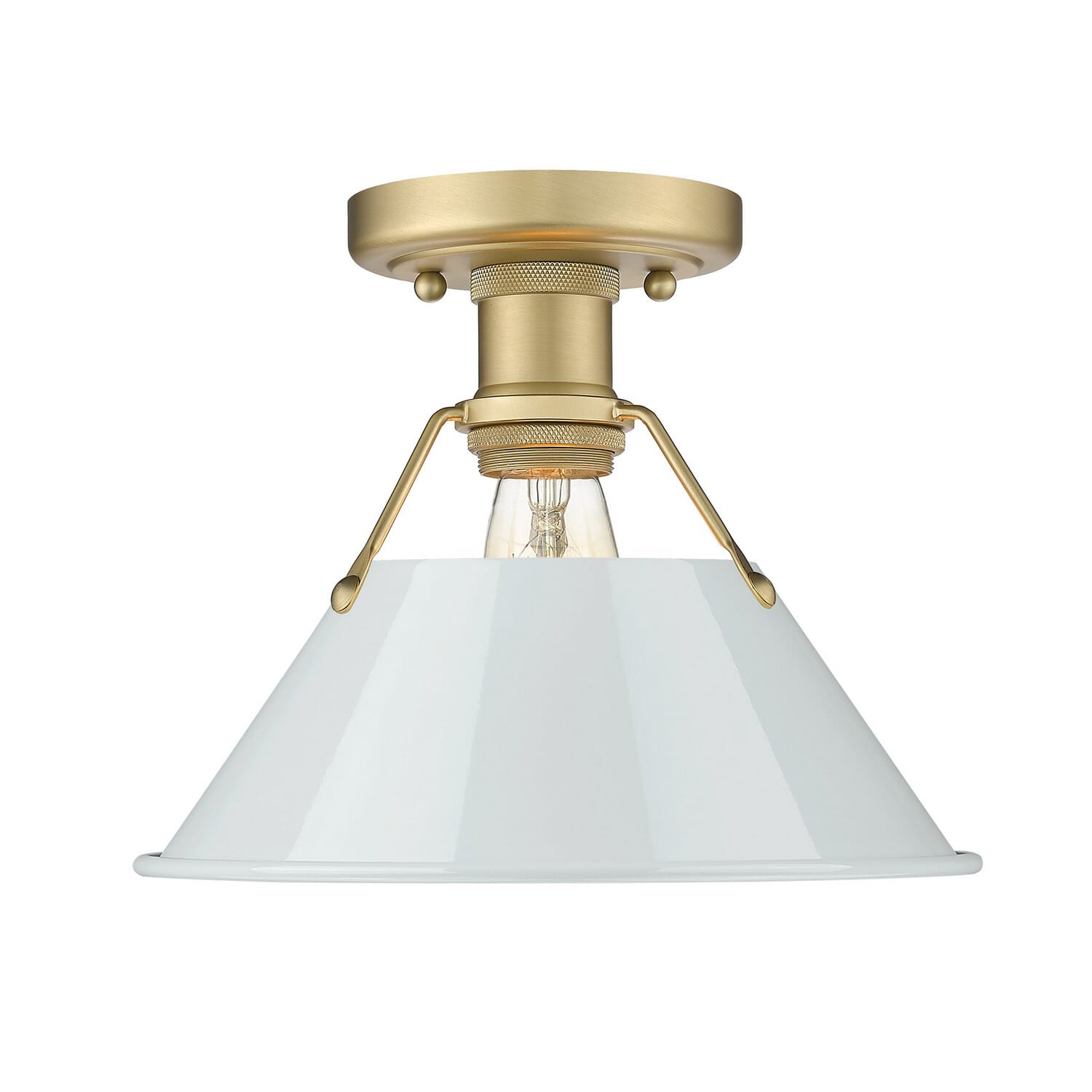 One Light Flush Mount by Golden
