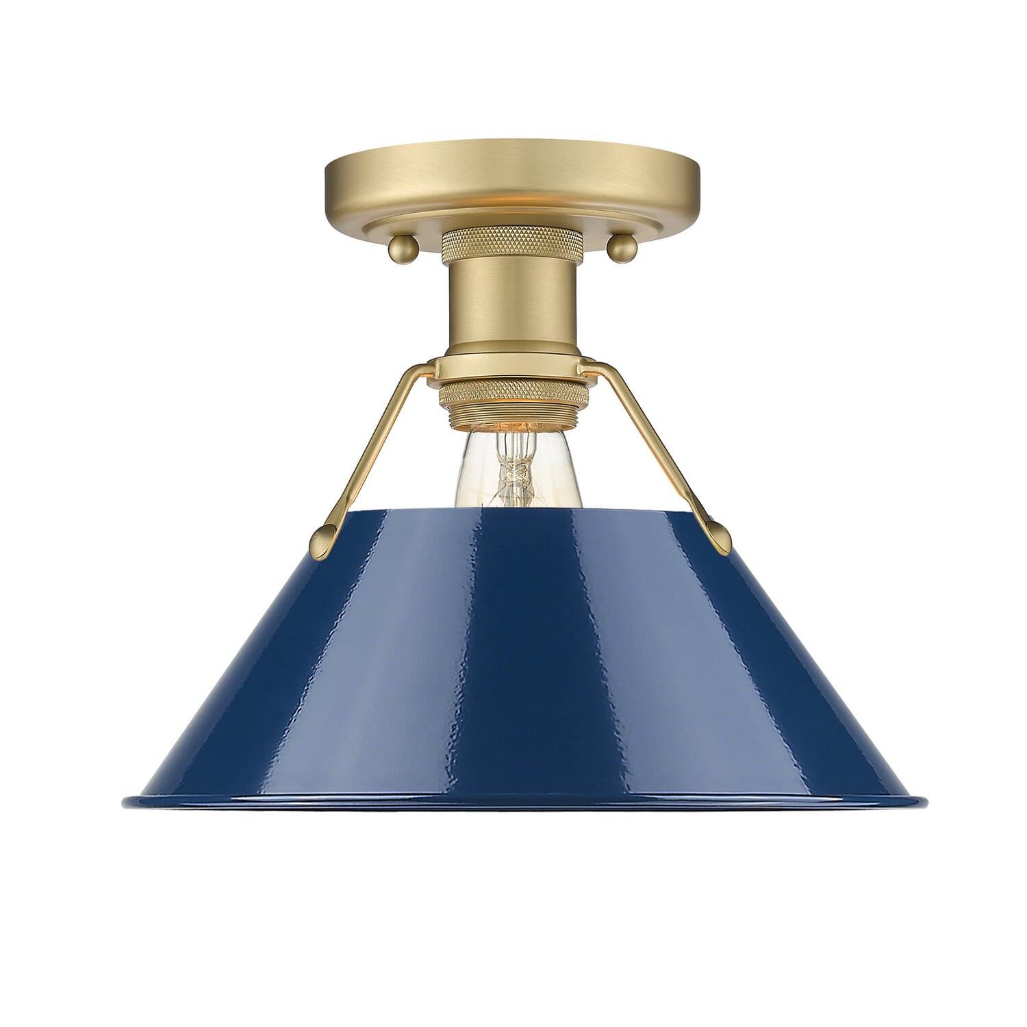 One Light Flush Mount by Golden