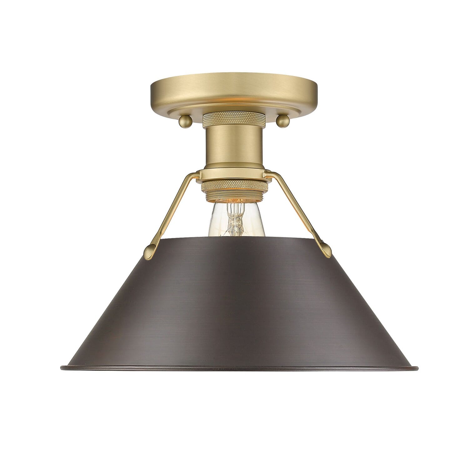 One Light Flush Mount by Golden