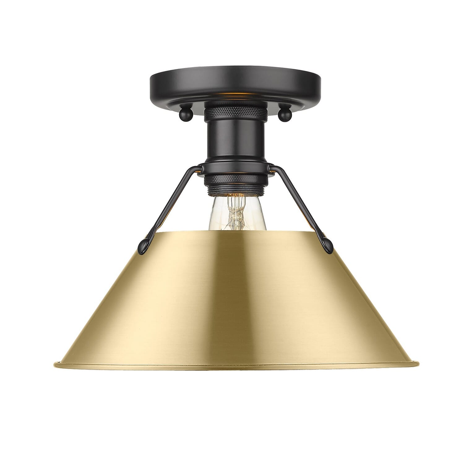 One Light Flush Mount by Golden