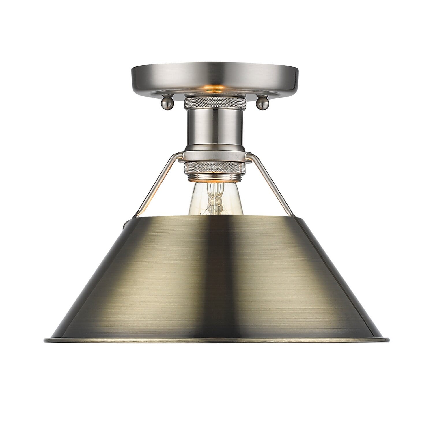 One Light Flush Mount by Golden