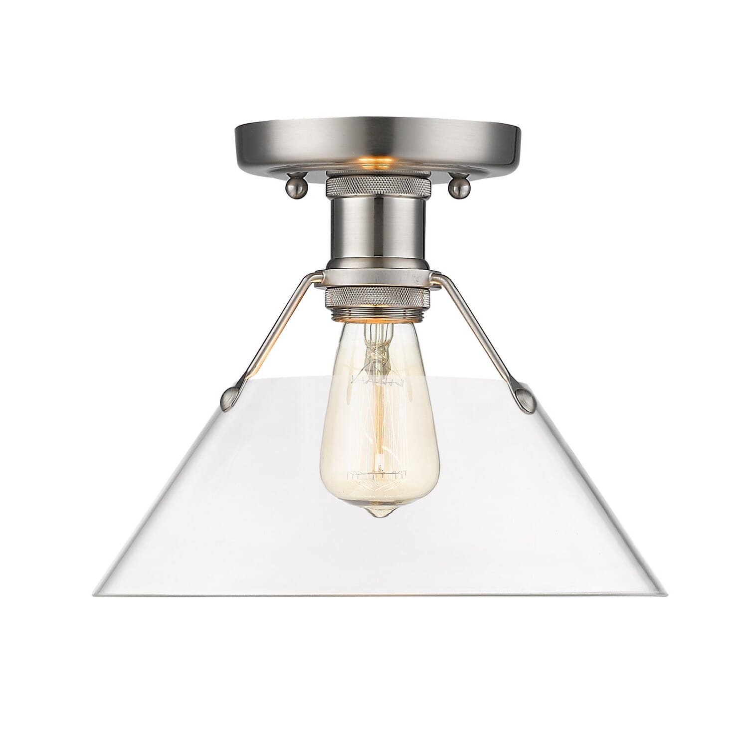 One Light Flush Mount by Golden