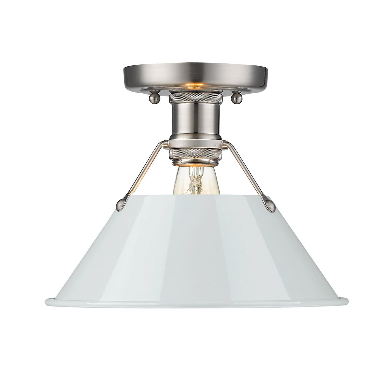 One Light Flush Mount by Golden