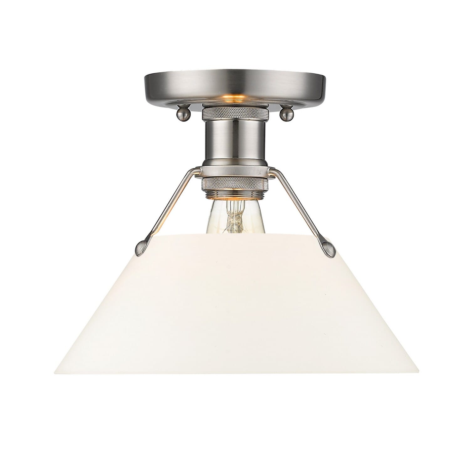 One Light Flush Mount by Golden
