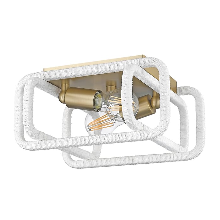 Two Light Flush Mount by Golden Two Light Flush Mount by Golden
