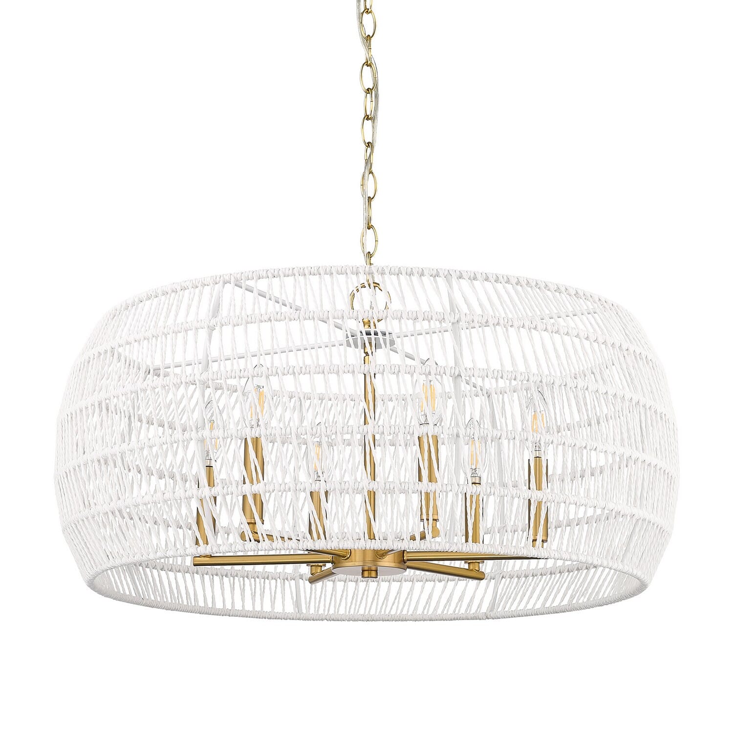 Six Light Chandelier by Golden
