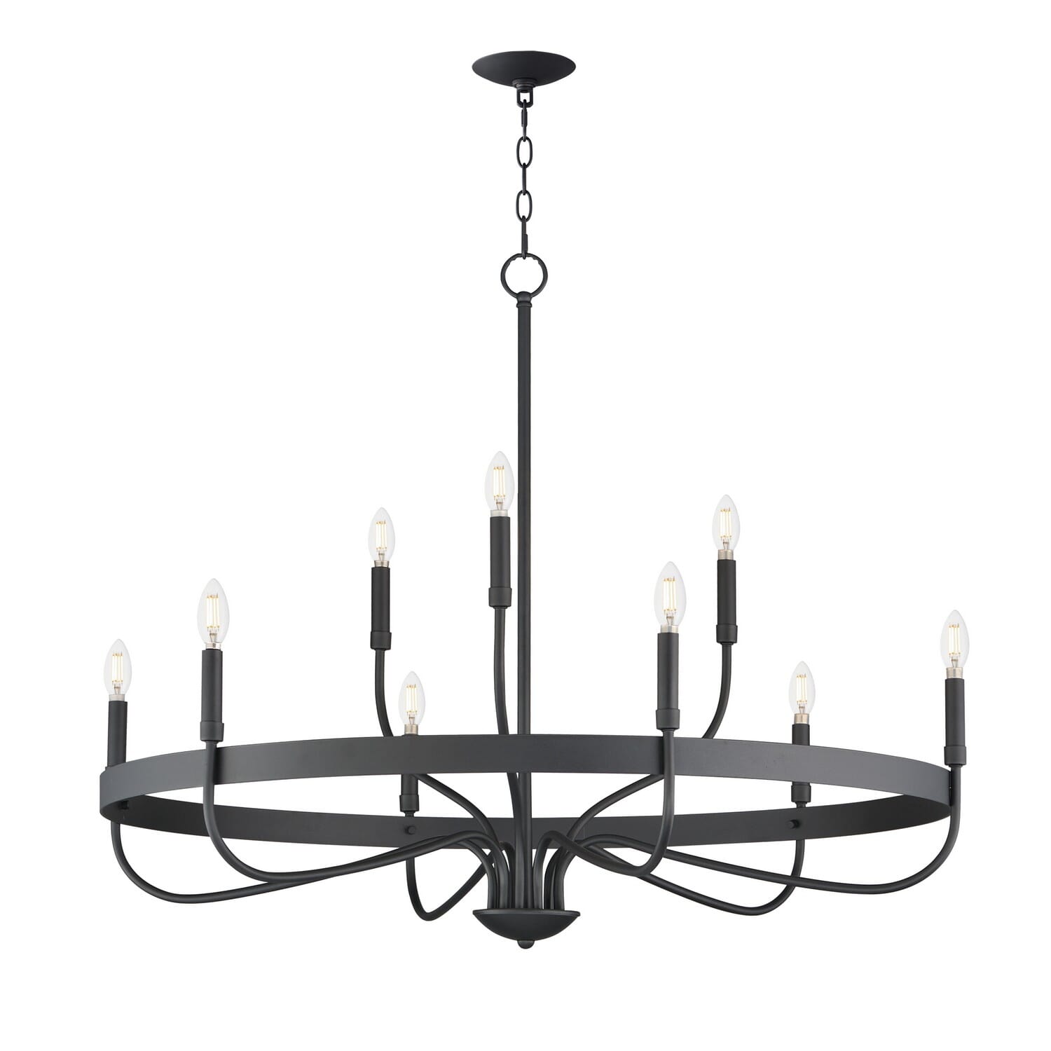 Nine Light Chandelier by Maxim