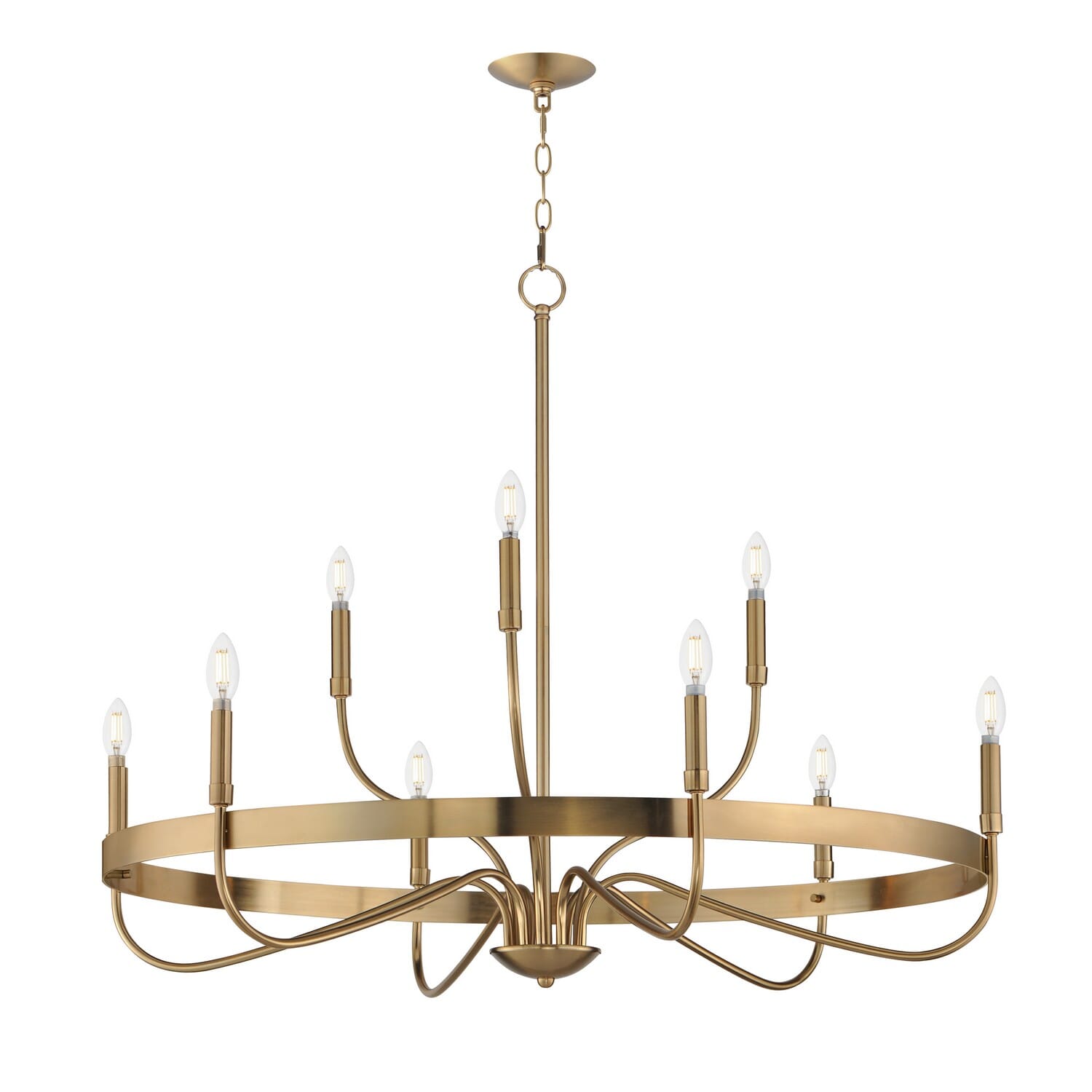 Nine Light Chandelier by Maxim