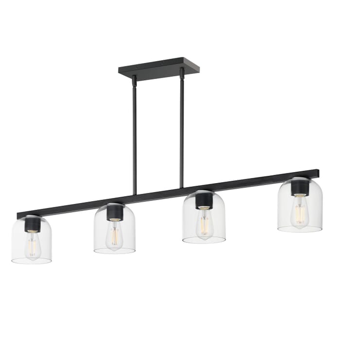 Four Light Linear Pendant by Maxim Four Light Linear Pendant by Maxim