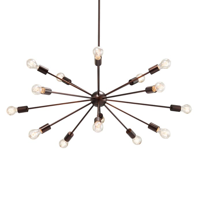 Axion 15-Light Chandelier in Bronze / Dark Axion 15-Light Chandelier in Bronze / Dark