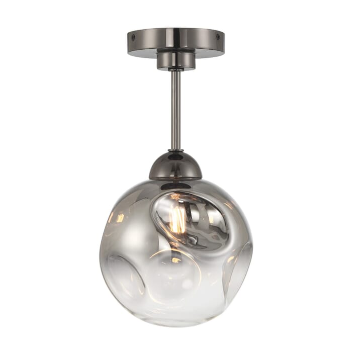 One Light Semi Flush Mount by Metropolitan One Light Semi Flush Mount by Metropolitan
