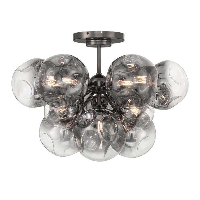 12 Light Semi Flush Mount by Metropolitan 12 Light Semi Flush Mount by Metropolitan