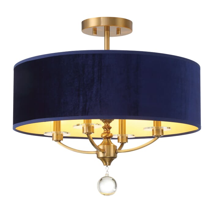 Four Light Semi Flush Mount by Minka-Lavery Four Light Semi Flush Mount by Minka-Lavery