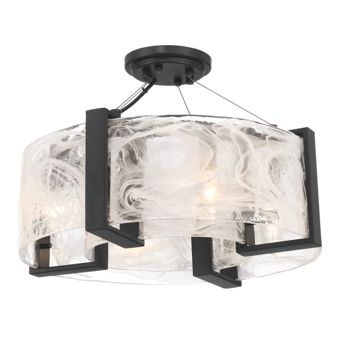 Four Light Semi Flush Mount by Minka-Lavery Four Light Semi Flush Mount by Minka-Lavery