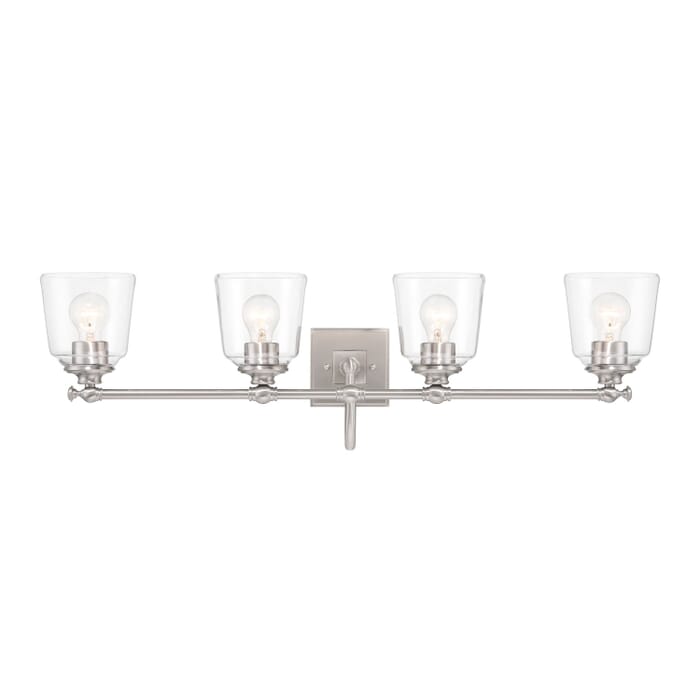 Four Light Bath Vanity by Minka-Lavery Four Light Bath Vanity by Minka-Lavery