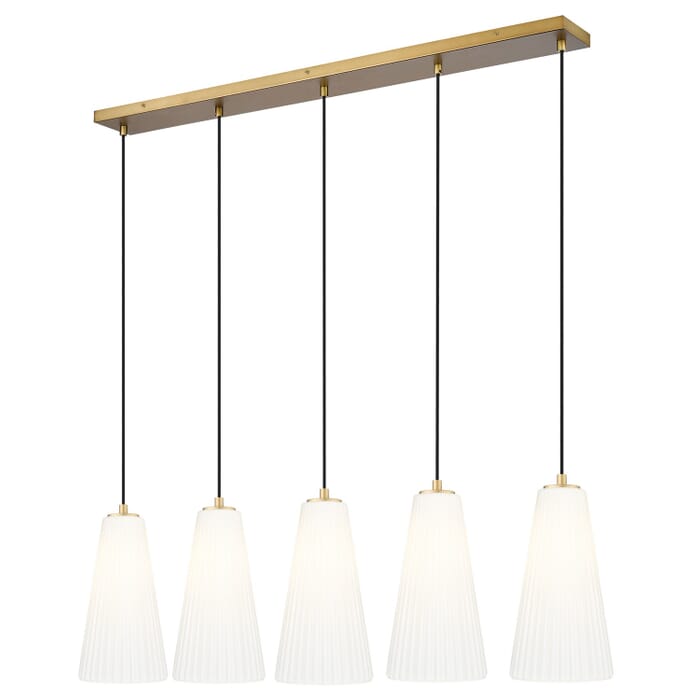 Five Light Linear Chandelier Five Light Linear Chandelier