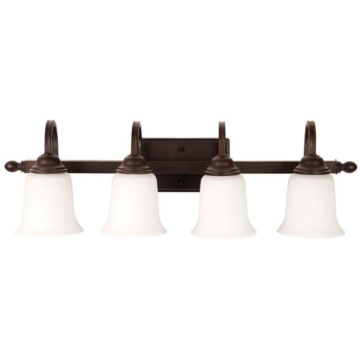 Craftmade Madison 4-Light 28" Bathroom Vanity Light in Aged Bronze Textured Craftmade Madison 4-Light 28" Bathroom Vanity Light in Aged Bronze Textured