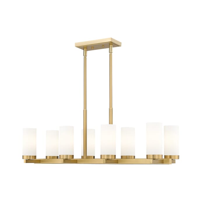 Eight Light Linear Chandelier Eight Light Linear Chandelier