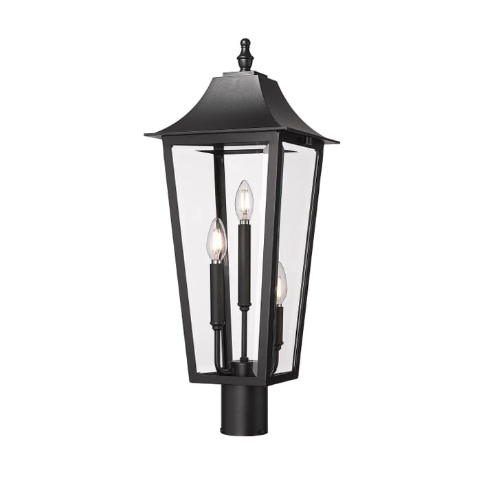 Three Light Outdoor Post Mount Three Light Outdoor Post Mount