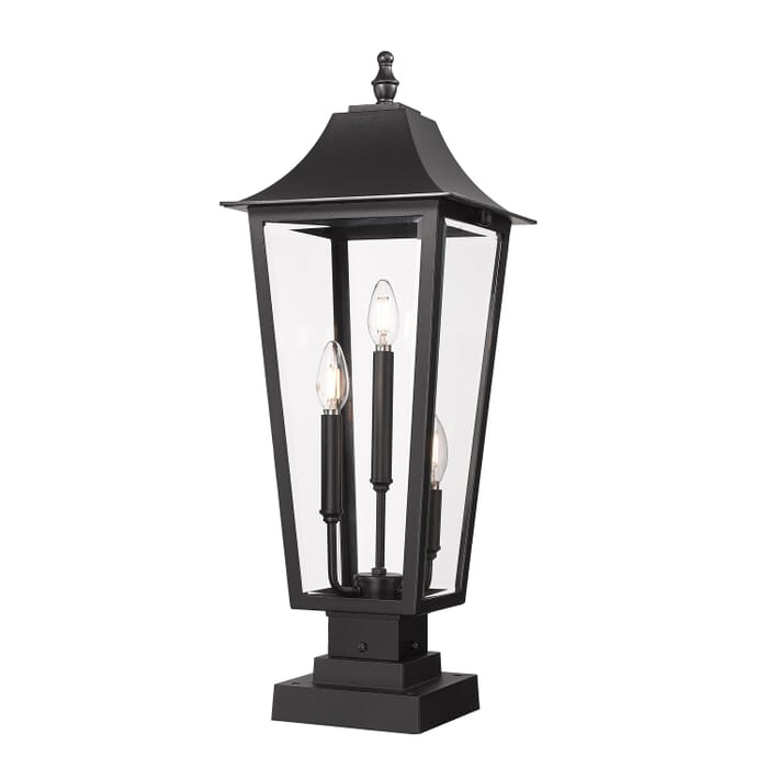 Three Light Outdoor Pier Mount Three Light Outdoor Pier Mount