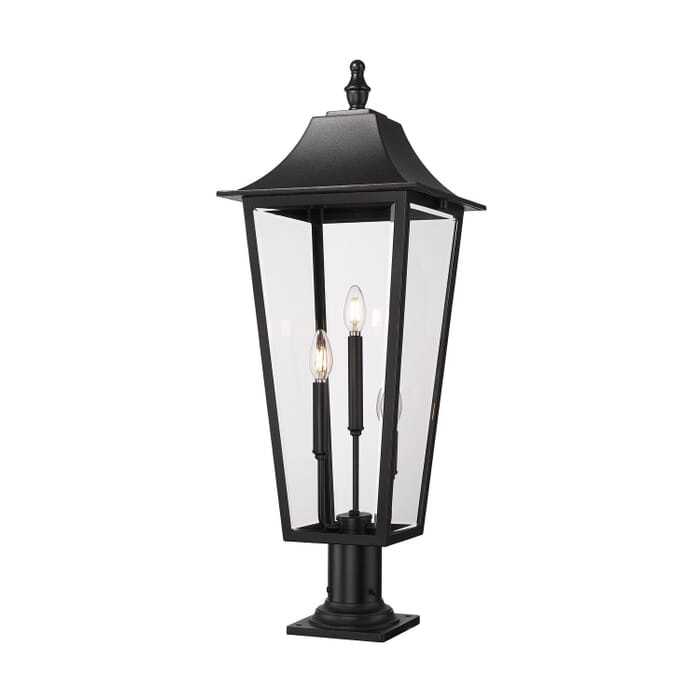 Three Light Outdoor Pier Mount Three Light Outdoor Pier Mount