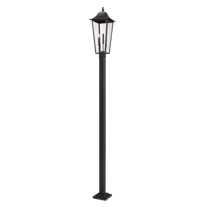 Three Light Outdoor Post Mount Three Light Outdoor Post Mount
