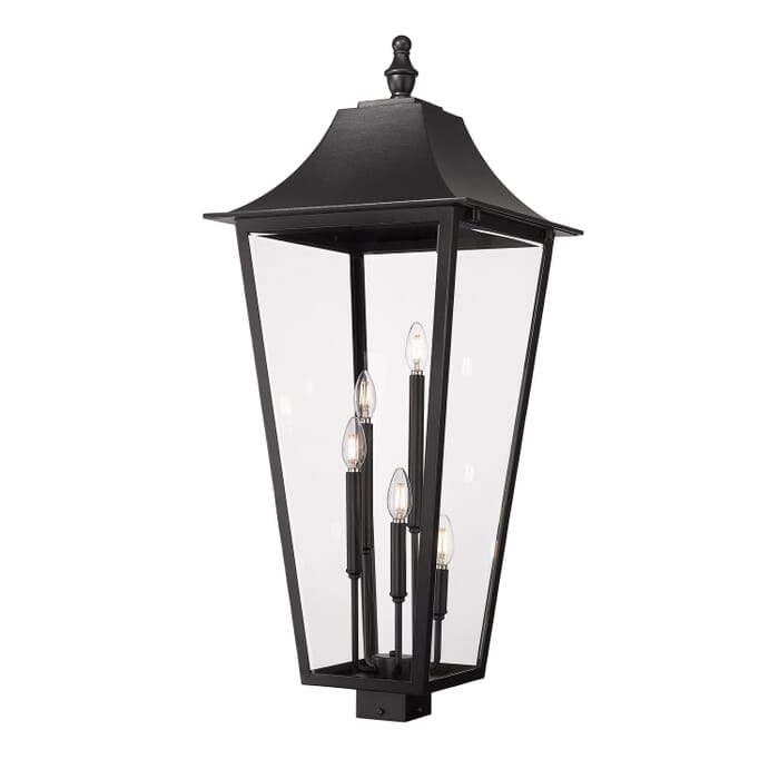 Five Light Outdoor Post Mount Five Light Outdoor Post Mount