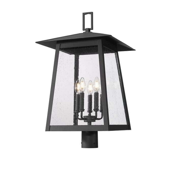 Five Light Outdoor Post Mount Five Light Outdoor Post Mount