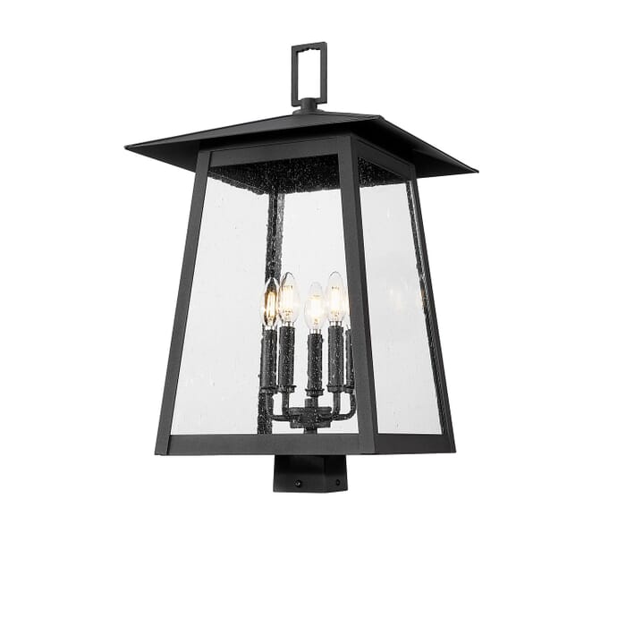 Five Light Outdoor Post Mount Five Light Outdoor Post Mount