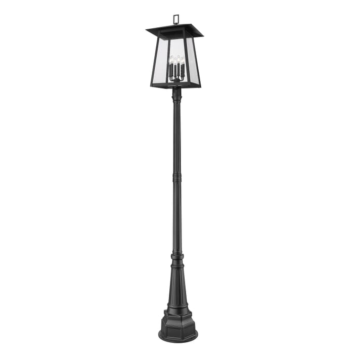 Six Light Outdoor Post Mount Six Light Outdoor Post Mount