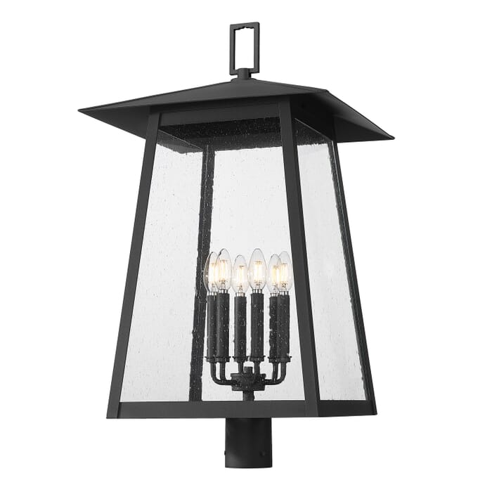 Six Light Outdoor Post Mount Six Light Outdoor Post Mount