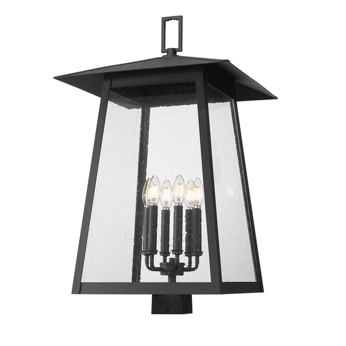 Six Light Outdoor Post Mount Six Light Outdoor Post Mount