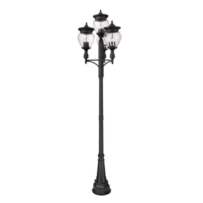 Four Light Outdoor Post Mount Four Light Outdoor Post Mount